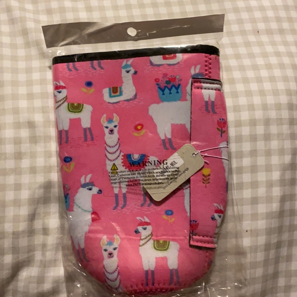 Llama Cup Sleeve (Pink)